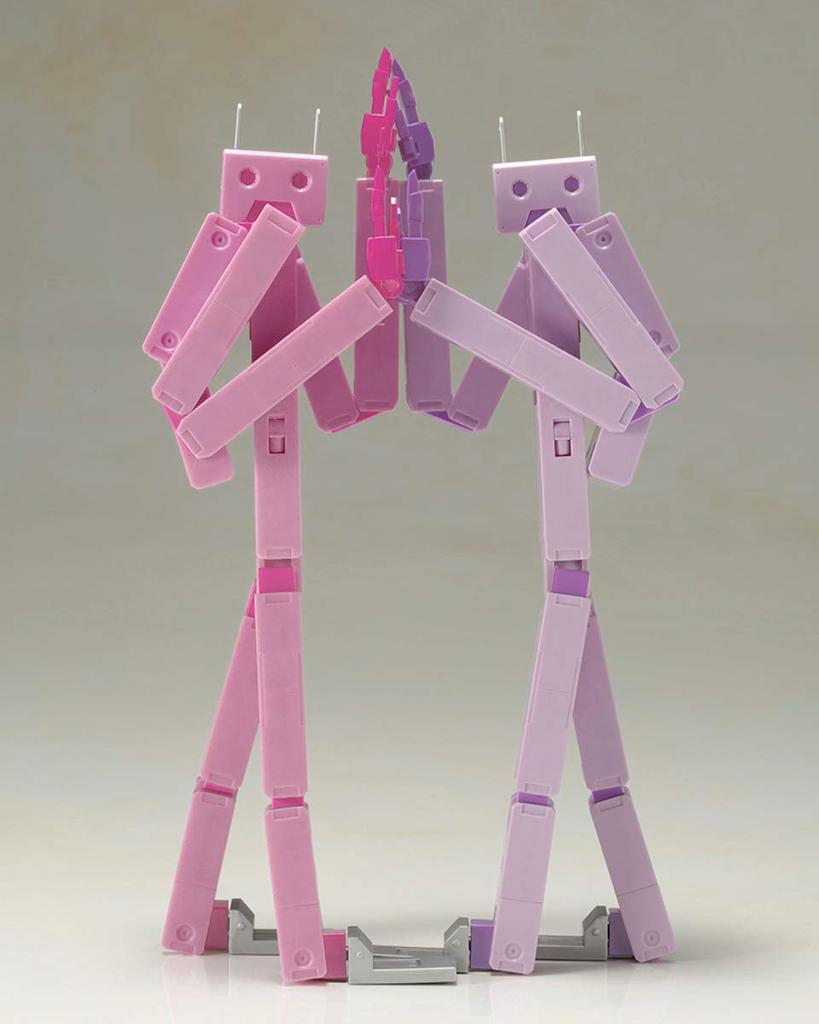 Frame Arms Girl MATERIA WHITE MATERIA BLACK Height 180mm NON Scale Plastic Model Charging-kun & Ver.