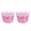 2pcs Child Kids Girls Bicycle Front Cycle Shopping Holder Decor