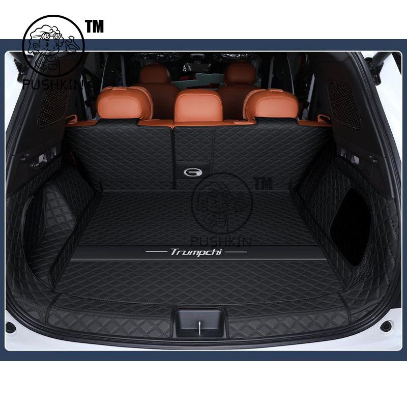 Для GAC Trumpchi S7 GAC GS7 2026 2027 Автомобильные коврики Кожаные водонепроницаемые коврики в багажник Черные Полные чехлы Аксессуары