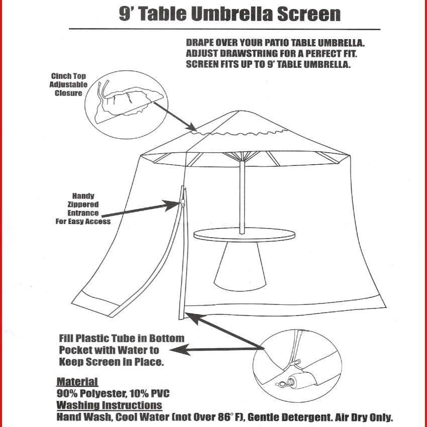 Сетка для пикника на открытом воздухе, экран для зонта, 300*230 см (только москитная сетка, без зонтика)