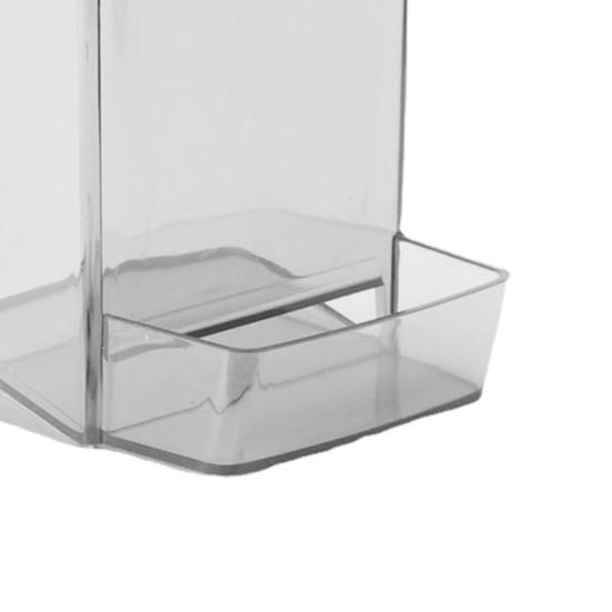 Кормушка для птиц с пылезащитной крышкой, автоматическое прозрачное крепление с защитой от проливания, волнистый попугайчик Cockatiel Conure, диспенсер для еды, товары для домашних животных