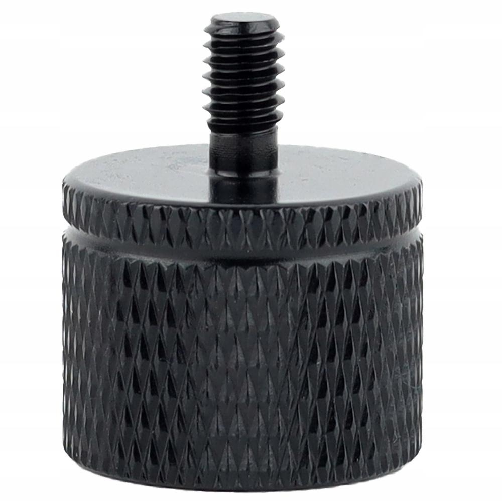 Adapter sleeve reduction 1/4" to M4 tripod aluminum black 20 mm