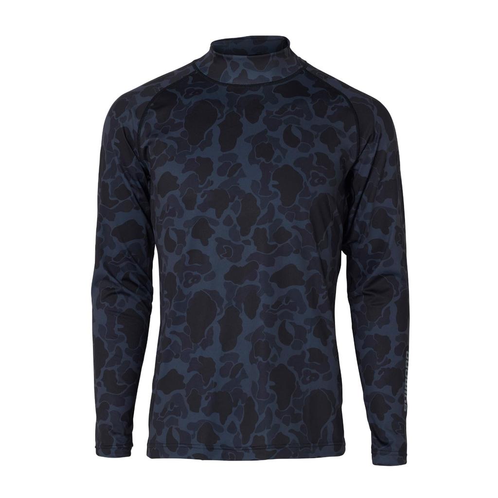 SHIMANO Sun Protection Inner Shirt High Neck Black Camo S IN-008X