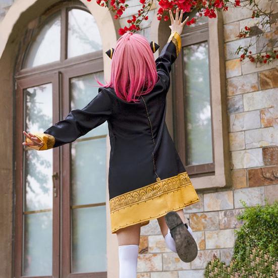 1 комплект женского костюма в стиле аниме, в комплект входят носки для парика, сетка для парика и головной убор