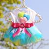 Breathable Pet  Princess Dress Cartoon Pet Skirt Fashion Sweet Dog Skirt  Spring/Summer