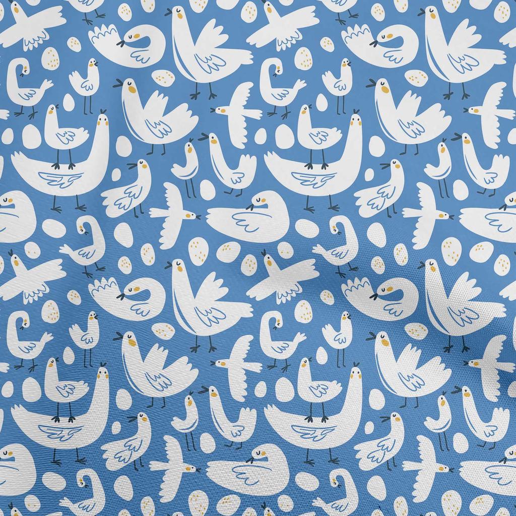 oneOone Cotton Flex Fuschia Pink Fabric Bird Quilting Supplies Print Sewing Fabric By The Yard 40 Inch