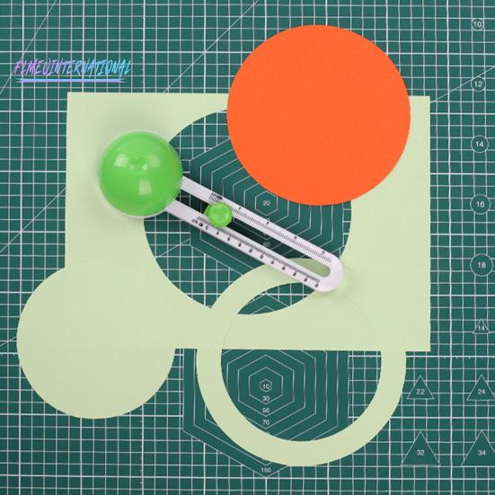 1 комплект кругового резака, простой в использовании, прочный круглый резак, круглый режущий инструмент с регулируемым диаметром для поделок из бумаги