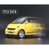 Модель автомобиля Benz Smart из сплава, масштаб 1/32, имитация, металлическая, инерционная, двери открываются, звук и свет, игрушка, детская литая игрушечная машинка, подарок для мальчиков