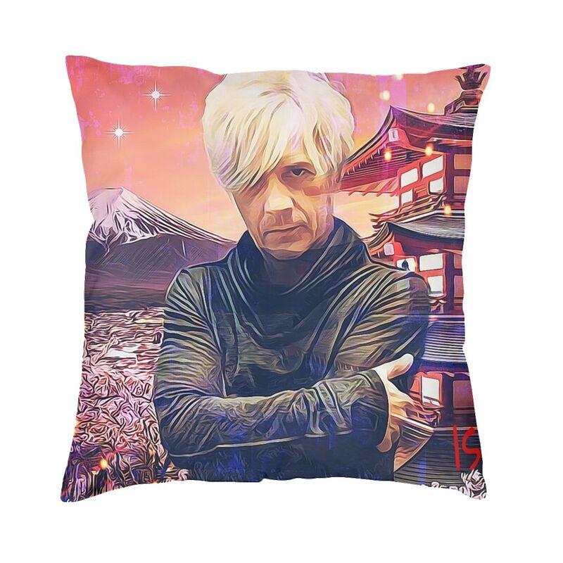 Nicolas Sirkis Indochina Pillow Case Sofa French Rock Band Singer Luxury Cushion Cover Car Pillowcase D Printing Cushions
