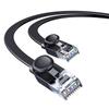 Baseus 15m High-Speed Flat Ethernet RJ45 Cable, 1Gbps, Black (Model: WKJS000301)