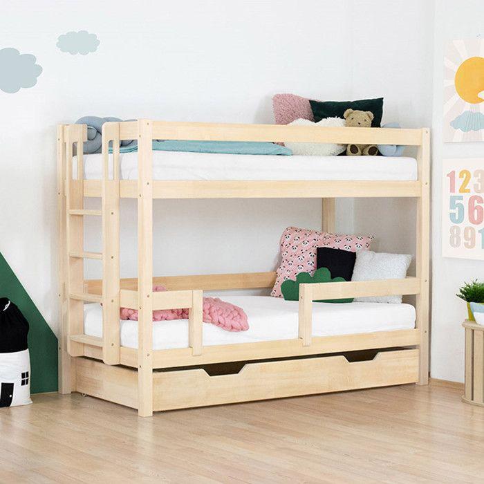 Lit superposé ULURU avec tiroir - verni