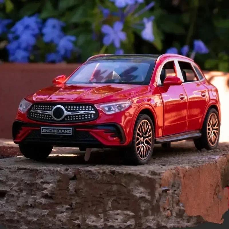 1:32 GLC400 Внедорожник Литой Модель Автомобиля Металлическая Литая Игрушечная Машинка Модель Автомобиля Симуляция Звука и Света Коллекция Детские Подарки