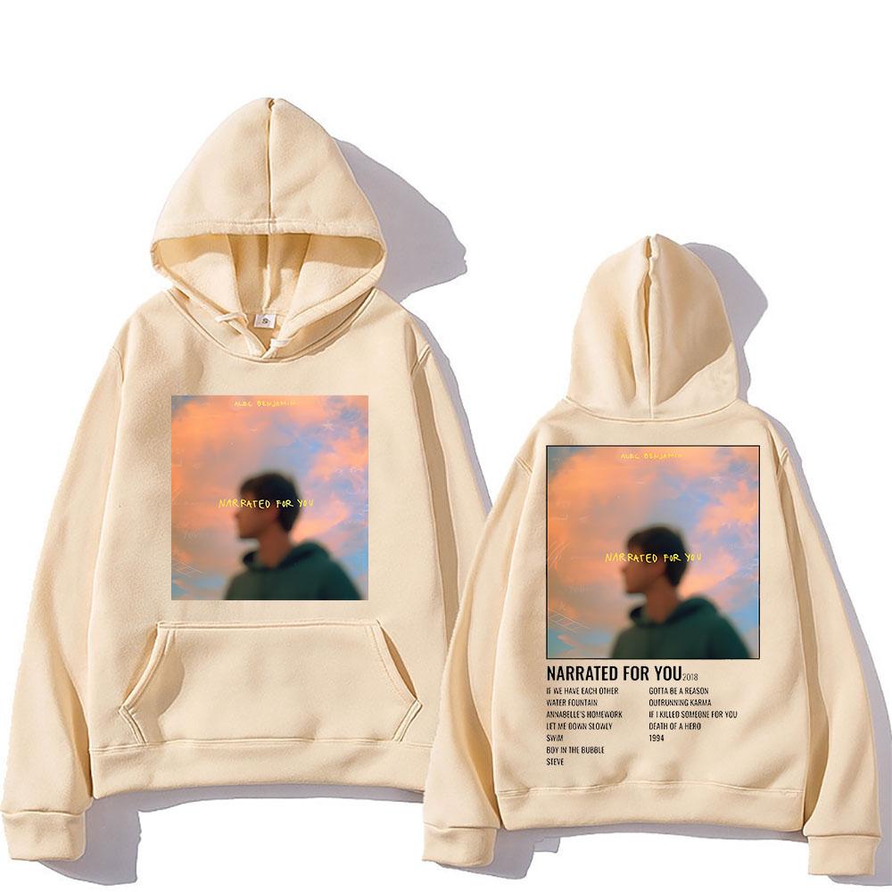 Худи с графическим принтом Alec Benjamin, готические флисовые толстовки с длинными рукавами и карманом, одежда в стиле хип-хоп, винтажная мягкая толстовка с капюшоном