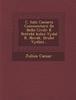 Книга C. Iulii Caesaris Commentarii De Bello Civili : K Pot Eb Kolni Vydal R. Novak. Druhe Vydani...