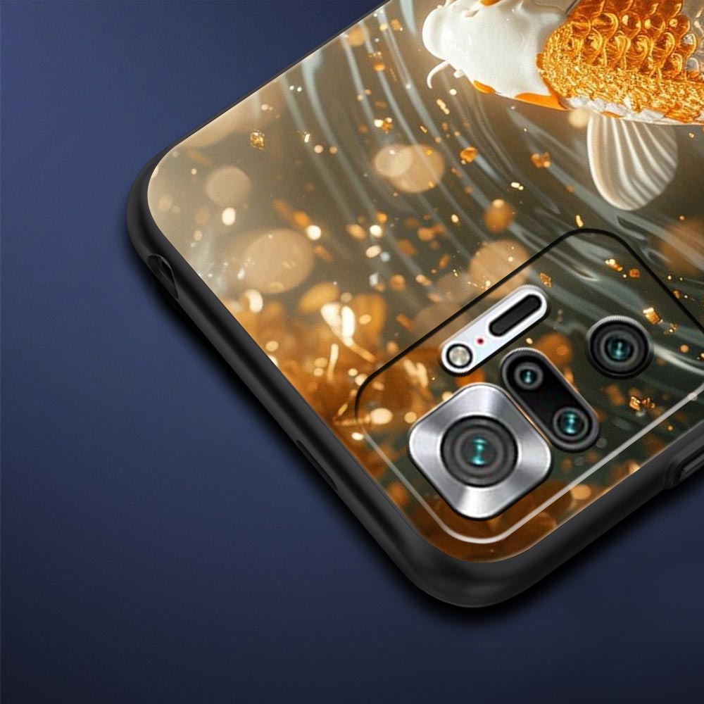 Goldfish Swimming Phone Case Cover for Redmi 14C 10C Note 15 14 13 12 10 11 K40 Pro Plus 5G Soft TPU Shockproof Shell Capas Bags