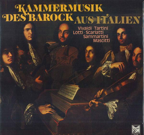 Виниловая пластинка DEUTSCHEN BAROKSOLISTEN Музыка Барокко из Италии FSM53204EB FSM 1970 Германия Классическая Б/у
