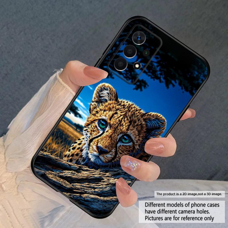 Милый тигр и птица Для Samsung A03 Core A04 05 06 12 14 15 16 22 23 Galaxy 25 26 4G 34 35 52 53 56 71 73 90 5G мягкий чехол для телефона