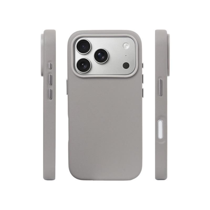 For iPhone 17 Pro Max iPhone17 Pro Case For MagSafe Magnetic Delicate PU Leather Skin Feel Cover Built In Velvet Protection