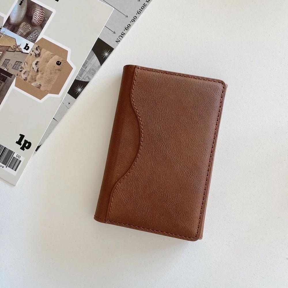 Магнитный складной держатель для карточек, кожаная подставка для телефона Magsafe для IPhone 14 13 15 Pro Max 12, кронштейн для телефона Macsafe