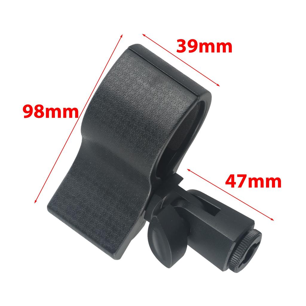 Microphone Clip For 3.2-6.8CM Mic With 3/8 Adapter