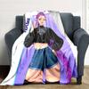 Customizable KPop Demon Hunters20 Throw Blanket – Personalized Name, All-Season Cozy Snug Blanket, Machine Washable, Personalized Blanket