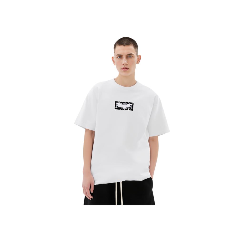 Kith X Batman Shattered Vintage Tee White Men Tops KHM032782-101