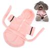 Pet Bathrobe Plush Warm Absorbent Puppy Hooded Pajama with Waistband for Small Dogs CatsM
