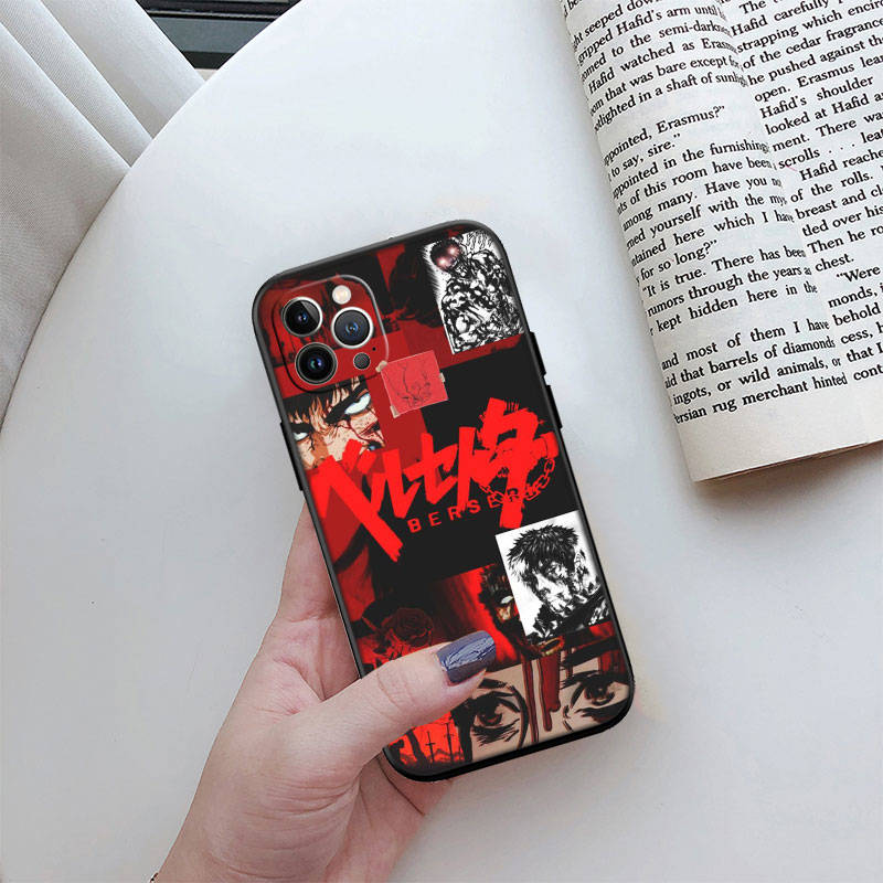 ED8 Berserk Guts Phone Case for Samsung A35 A25 A24 A15 A05S A05 M55 M35 M15 A06 A16 A02 A12 A13 A10 A20 A30 A22 A31 A32 A33 A41 A42 A50