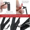 5/10PCS Metal Zip Puller Replacement Tab Zipper Sliders Head Zipper Head Detachable Backpacks Purses Repair Sewing Accessories