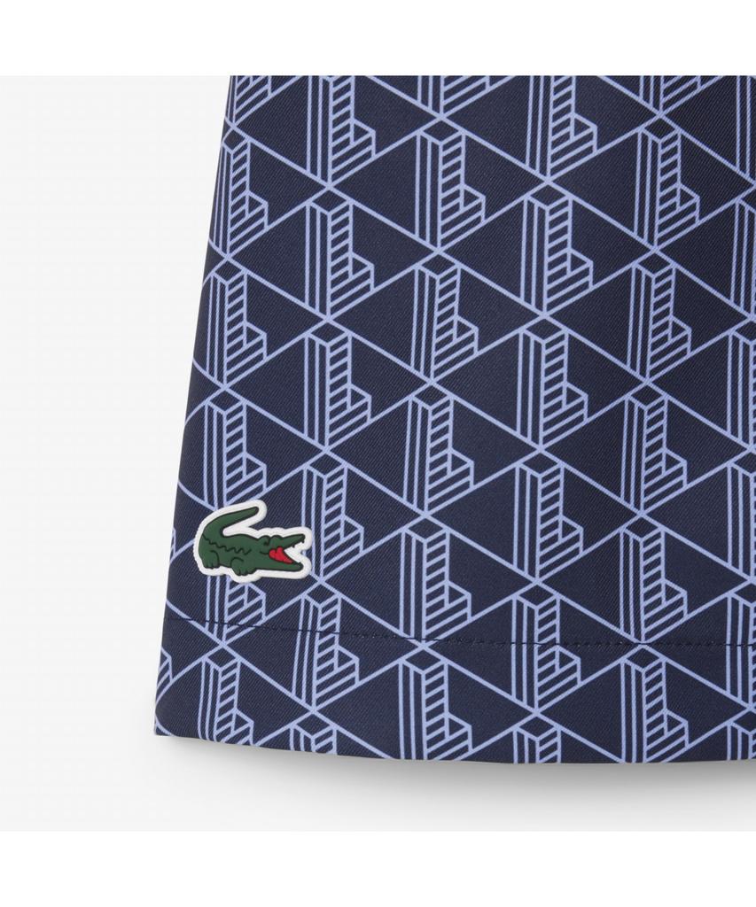 Женская юбка для гольфа Lacoste с монограммой Jf8653-55N Ahi