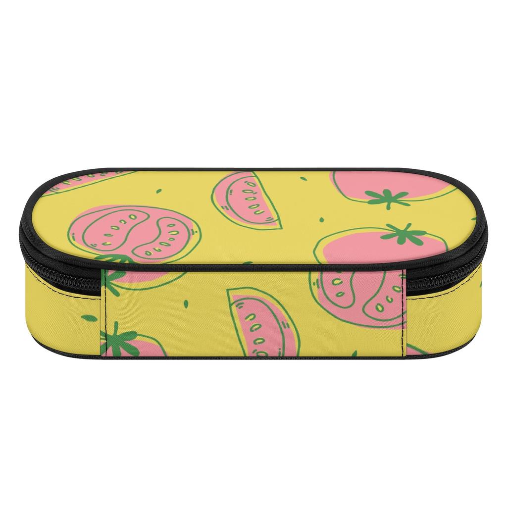 Pen Case Multi Compartment Zipper Closure 300D Polyester with Main Pocket Mesh Layer and Removable Pen Divider for Boys Girls