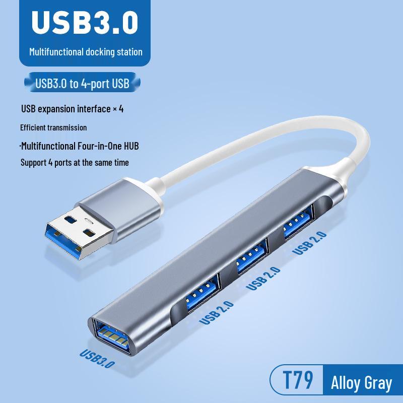 Многофункциональный USB-C хаб-разветвитель 4-в-1