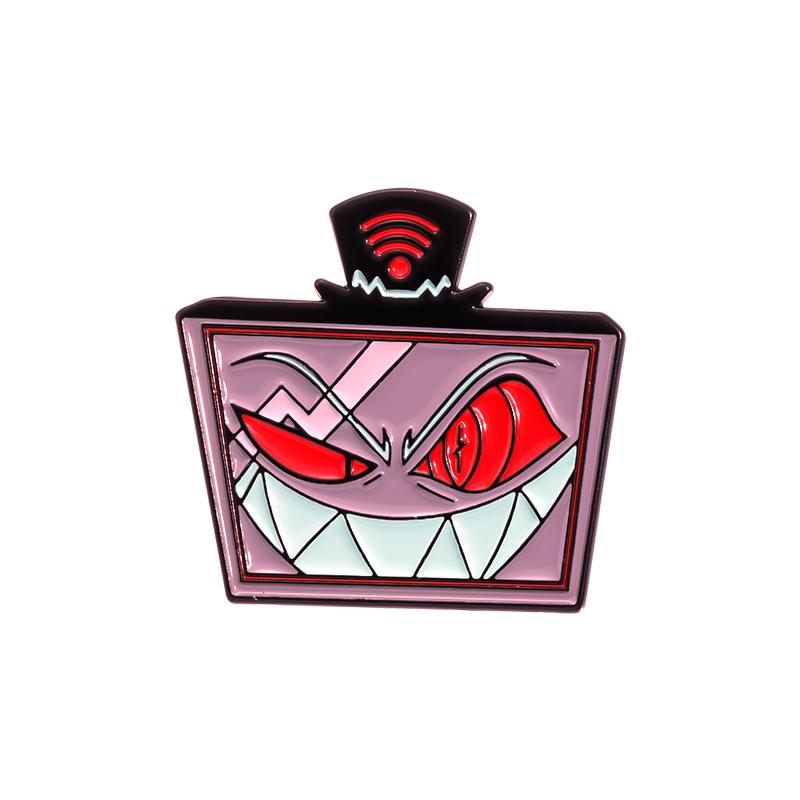 Area Devil Enamel Pins Custom Punk Gothic Brooches Lapel Badges Cartoon Animation Jewelry Gift for Kids Friends
