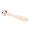 Wooden Jingle Hand Bell Solid Wood Handle Stick Shaker Children Musical Instrument Orff Toy Round