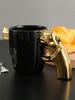 Creative Revolver Gun Cup Ceramic Explosion-proof Military Style Coffee Cup