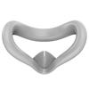 Silicone VR Face Cover Sweatproof VR Silicone Mask with Anti-Leakage Nose Pad Face Cushion Pad for Meta Quest 3S VR Headset