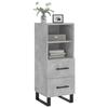 VidaXL Buffet Concrete Grey 34.5x34x90 Cm Engineered Wood 828696