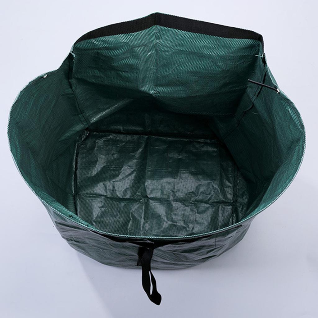 Садовый мусорный мешок Yousheng, многоразовый мешок для сбора листьев и сорняков с усиленными ручками, мусорные мешки для газона и опавших листьев для погрузки листьев и мусора