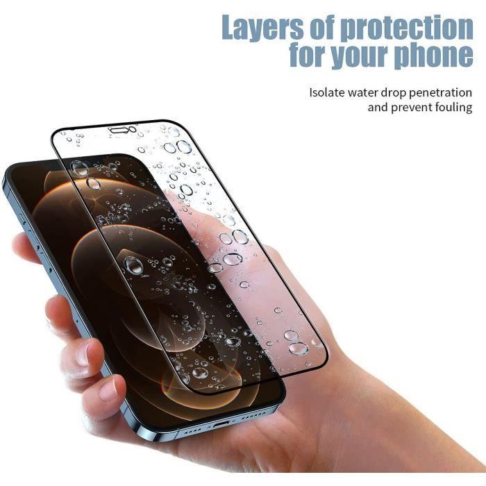 E.F.Connection [3 pièces] Verre Trempé Intégral Pour iPhone 13 Pro (6,1")