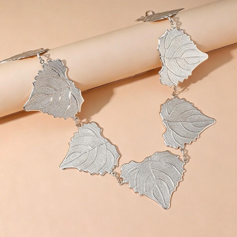 Vintage Metal Belly Chain Adjustable Hip Chain Fashion Leaves Waist Chains Birthday Gift