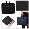 Business Documents Zipper A4 Size Durable Big Capacity Handbag Double Layers File Folder Files Bag