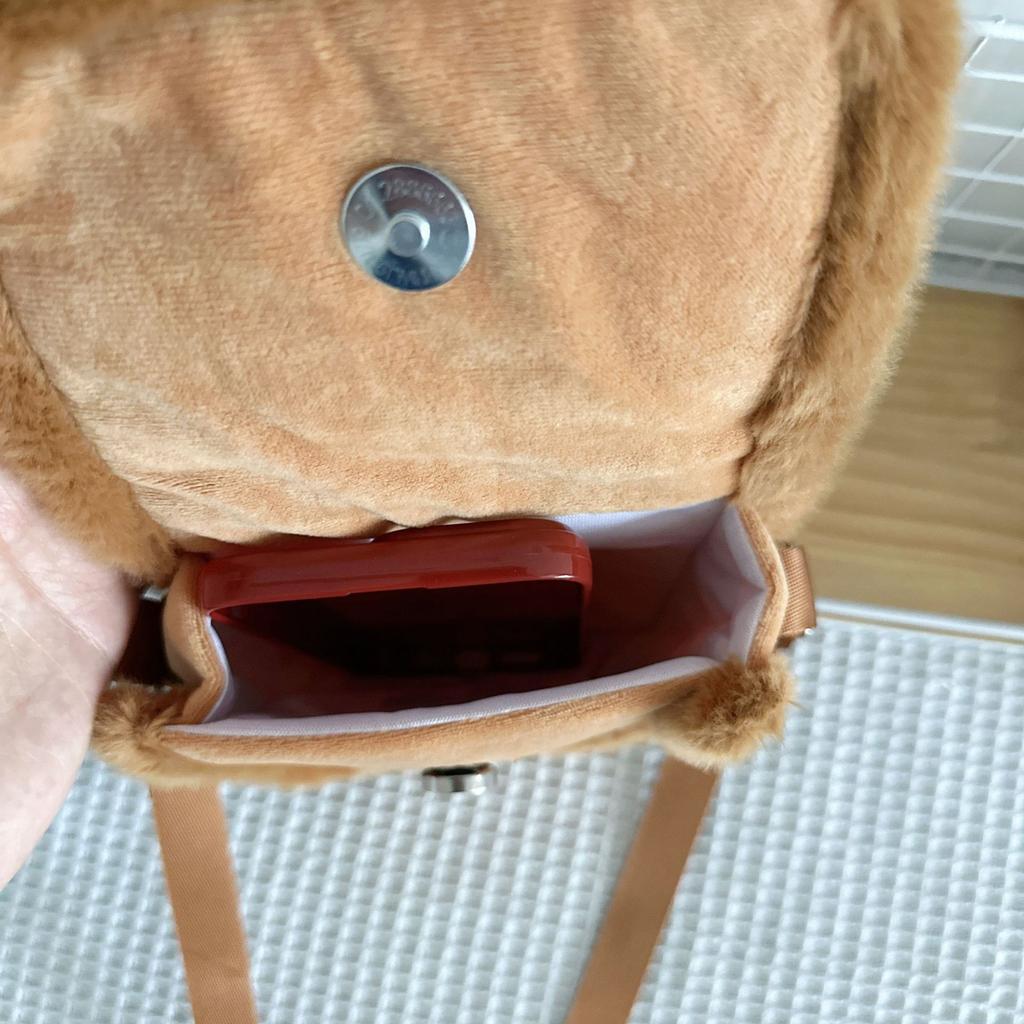 Мультяшная милая оранжевая капибара кукла сумка-мессенджер пушистая маленькая квадратная сумка милая капибара сумка для хранения мобильного телефона