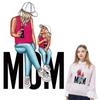 Happy Girl Mom Patch Iron On Clothes Diy New Design Stickers For T-Shirt Iron On Patches Thermal Transfer Hot Tear Patches