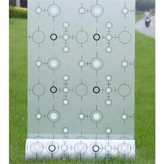 Декоративная Виниловая Пленка для Конфиденциальности, Самоклеящаяся, Наклейка на Окно, Декали, Водонепроницаемая, Защита от Солнца и УФ-лучей, Бамбук, Раздвижная Дверь, Ванная Комната