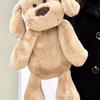 PP Cotton Milk Dog Doll Plush Fluffy Puppy Stuffed Doll Cute Brown Puppy Plush Toys  Birthday