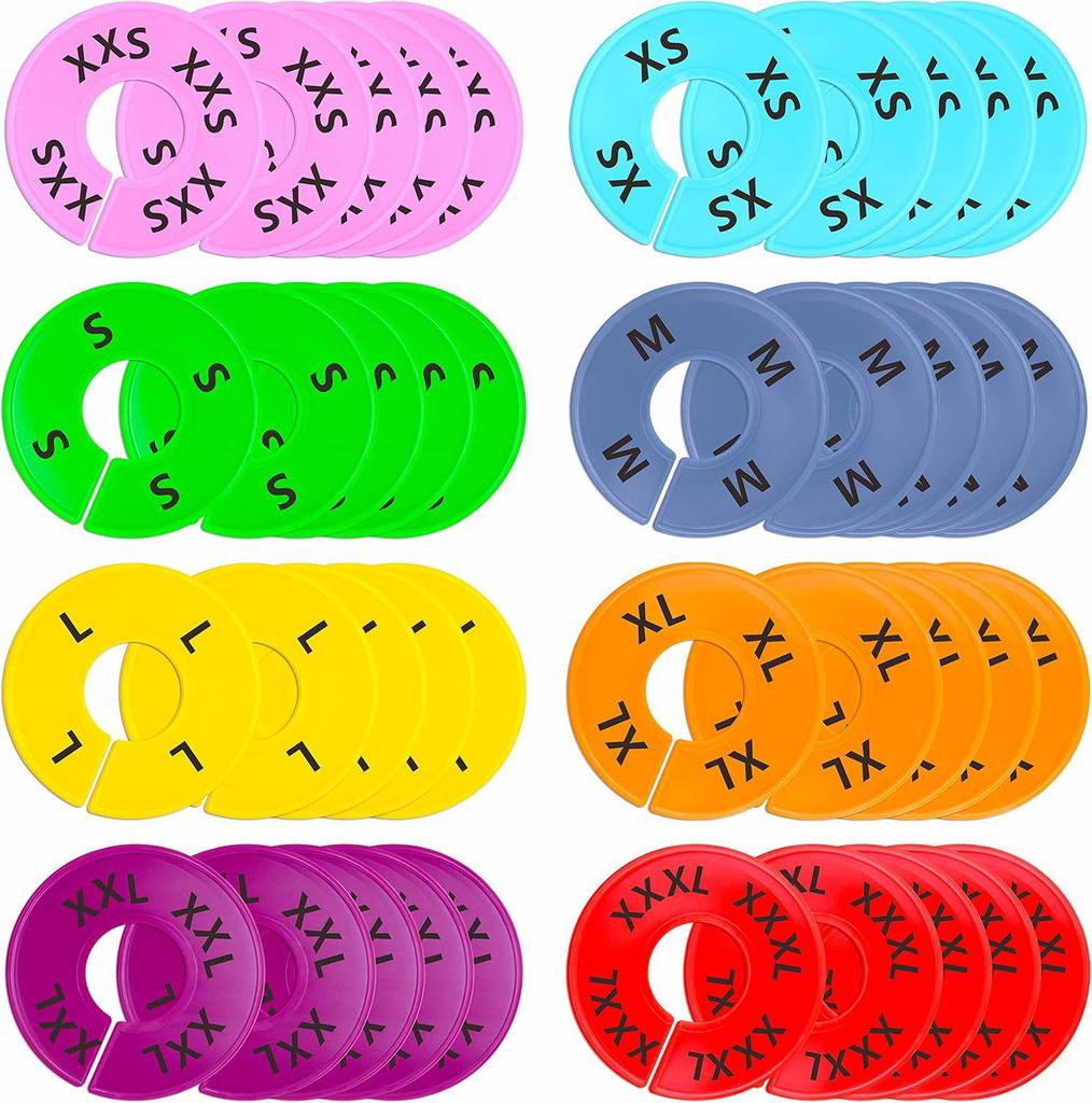 Разноцветные круглые разделительные кольца размеров XXS-XXXL, возможна индивидуальная печать