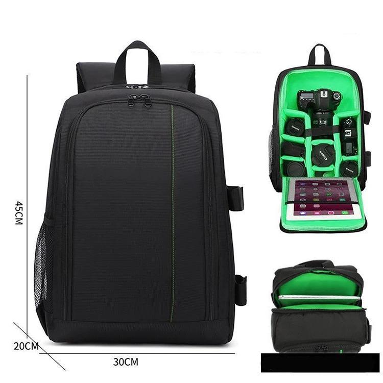 Professional Dslr Camera Backpack Waterproof Oxford Photography Bag With Laptop Compartment Tripod Holder For Outdoor Travel