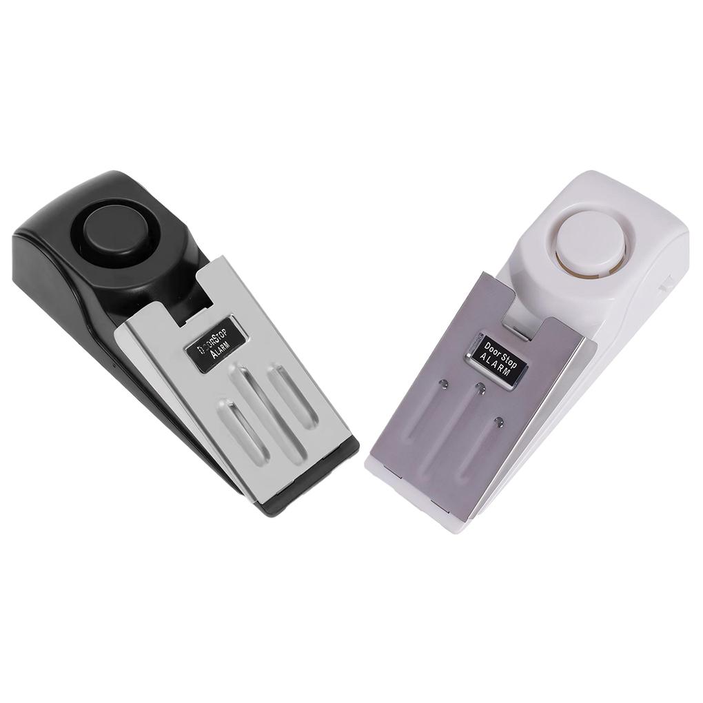 Stainless Steel Door Stop Alarm With 120 Decibels High-pitched Alarm Door Stoppers Security