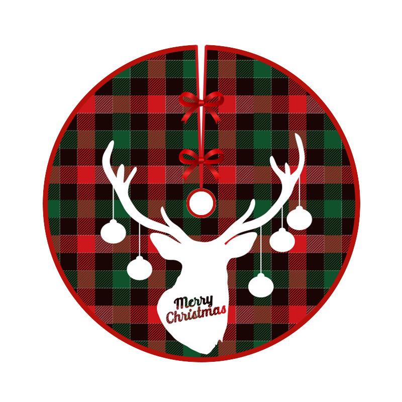 Юбка-елка с пересечением границ — креативный печатный дизайн для праздничного декора