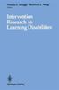 The Intervention Research In Learning Disabilities Book